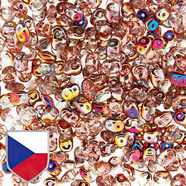 Superduos - Crystal Sliperit Czech Shield