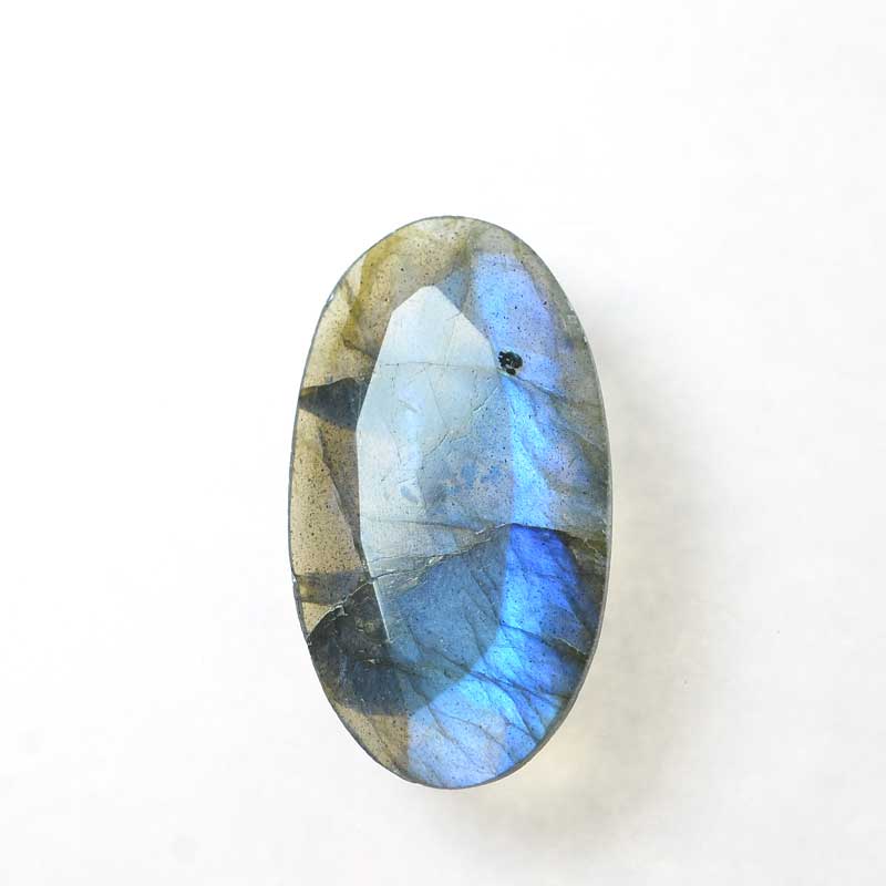 OOAK Gemstone -  Faceted Oval - Labradorite