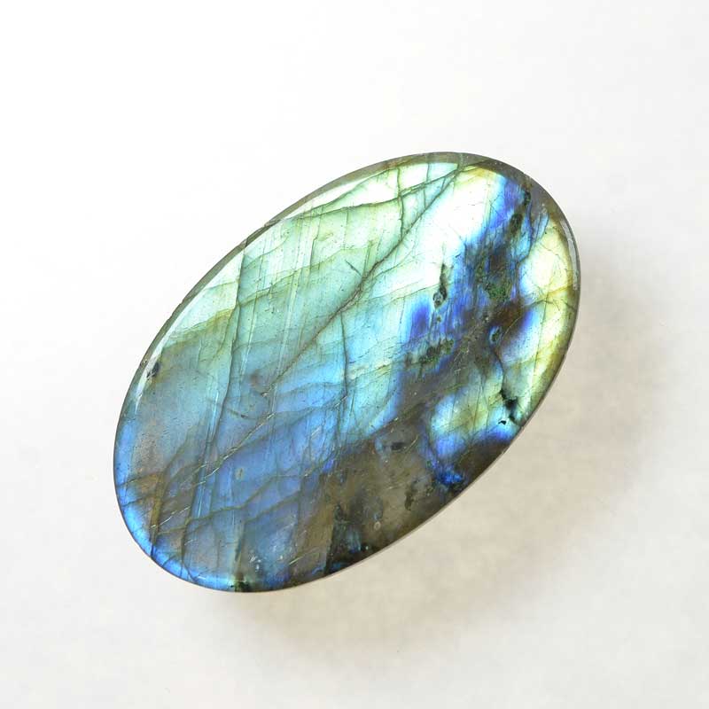 OOAK Stone Cabochon -  Carved Oval - Labradorite
