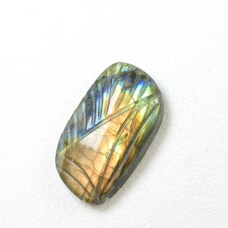 OOAK Stone Cabochon -  Carved Freeform - Labradorite