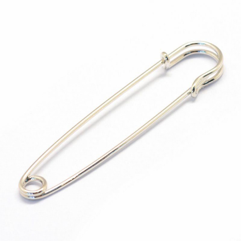 Safety / Kilt Pin - 3in - Bright Silvertone (5)