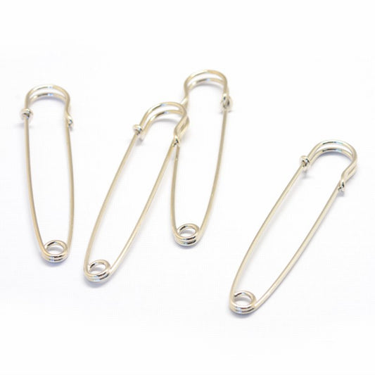 Safety / Kilt Pin - 3in - Bright Silvertone (5)