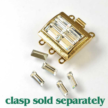 Swarovski Rhinestones Baguette (Article 4501) - 3x7mm - Crystal (6)