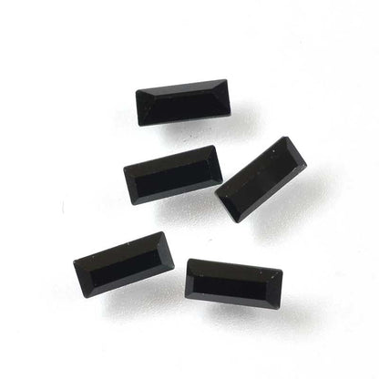 Swarovski Rhinestones Baguette (Article 4501) - 3x7mm - Jet (6)