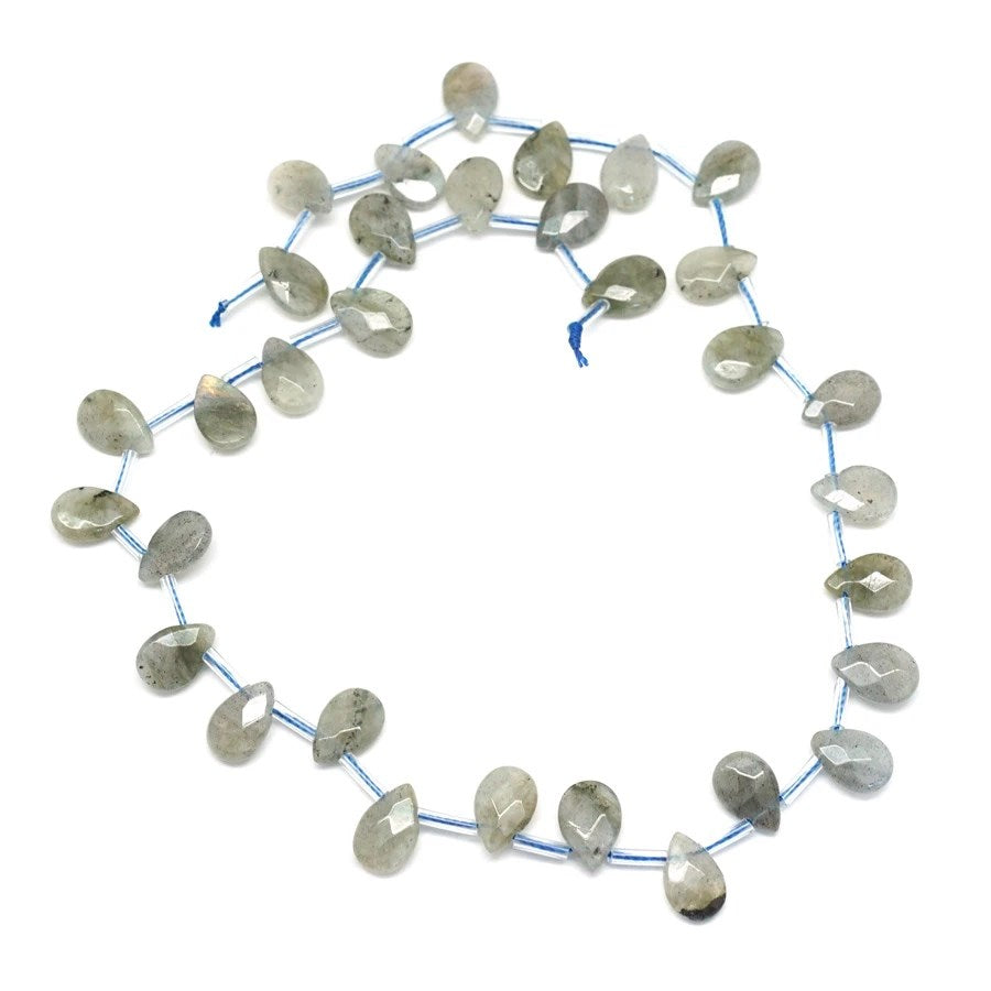 Labradorite   8x12mm Fac Drop 15in