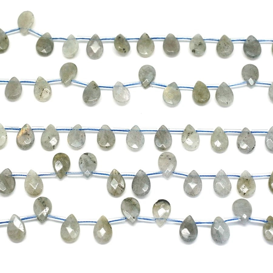 Labradorite   8x12mm Fac Drop 15in