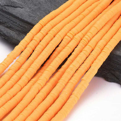 Polymer Clay Vinyl -  Heishi - Melon (strand)