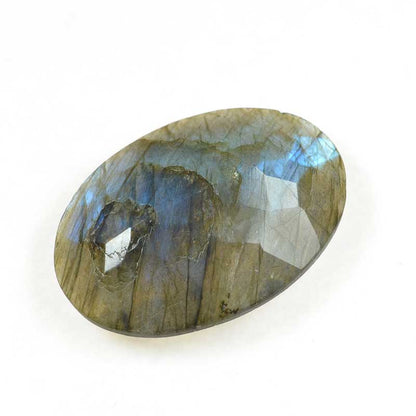 OOAK Stone Cabochon - Faceted Oval - Labradorite
