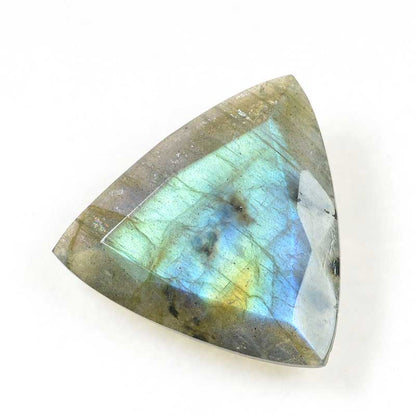 OOAK Stone Cabochon - Faceted Trillion - Labradorite