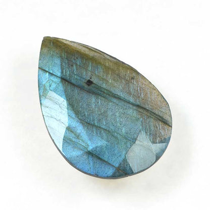 OOAK Stone Cabochon - Faceted Drop - Labradorite