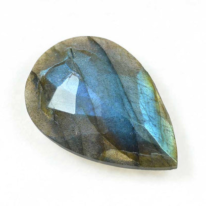 OOAK Stone Cabochon - Faceted Drop - Labradorite