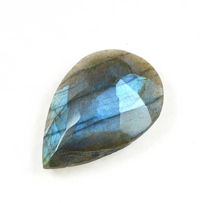 OOAK Stone Cabochon - Faceted Drop - Labradorite