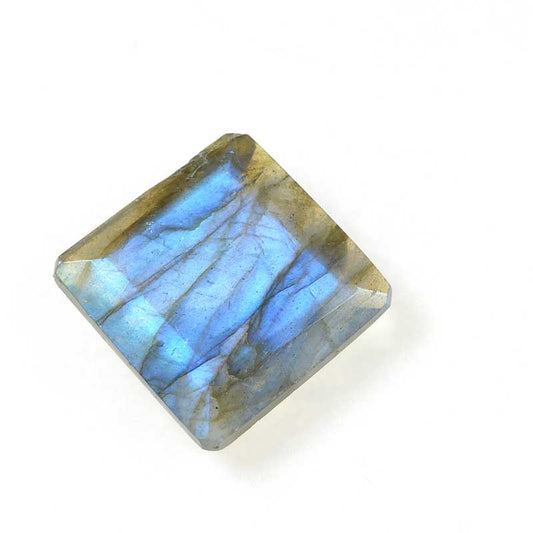 OOAK Stone Cabochon - Faceted Square - Labradorite