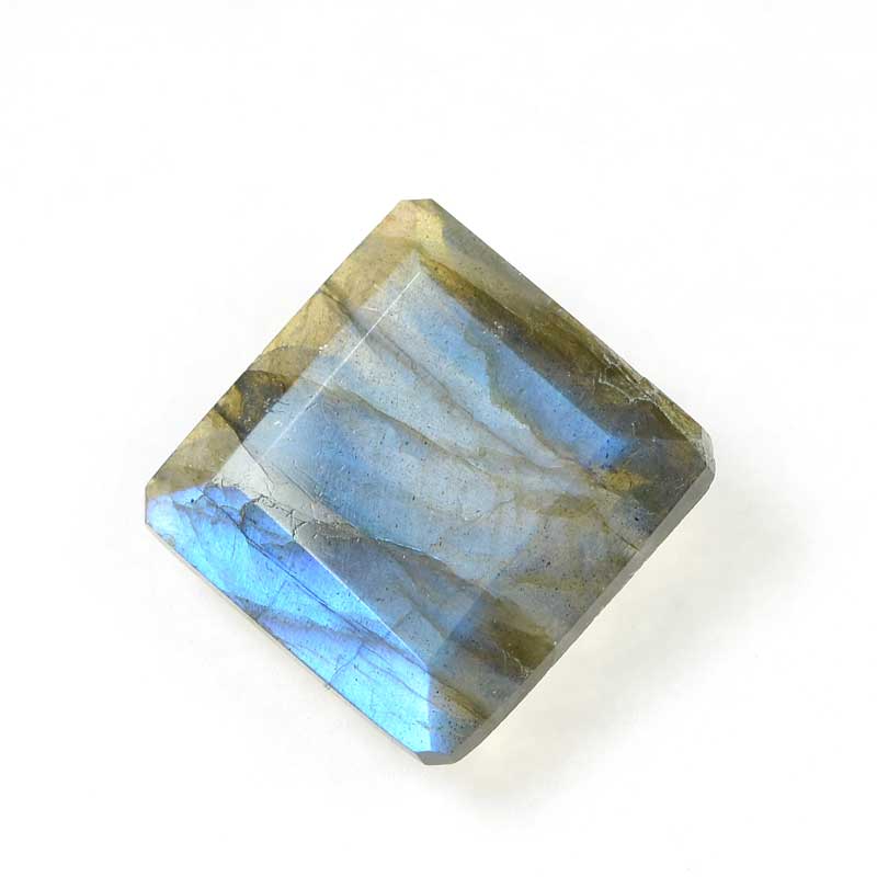 OOAK Stone Cabochon - Faceted Square - Labradorite