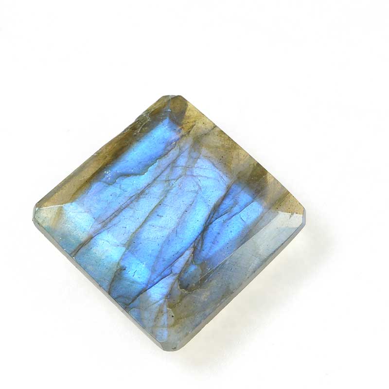 OOAK Stone Cabochon - Faceted Square - Labradorite