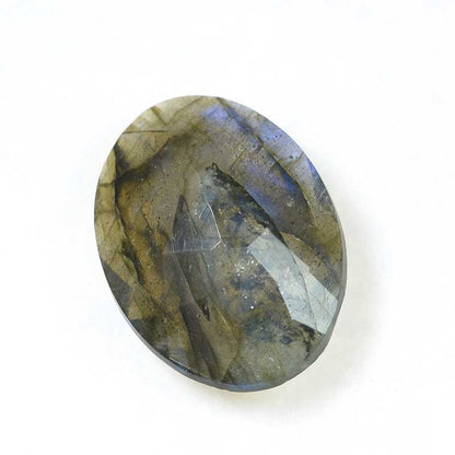 OOAK Stone Cabochon - Faceted Oval - Labradorite