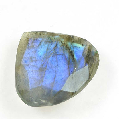 OOAK Stone Cabochon -  Faceted Drop - Labradorite