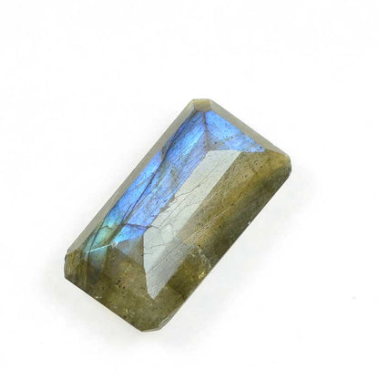 OOAK Stone Cabochon -  Faceted Rectangle - Labradorite