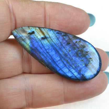 OOAK Stone Cabochon -  Drop - Labradorite