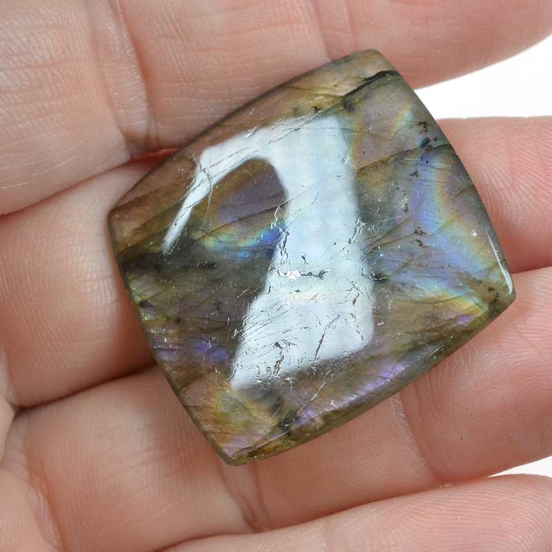 OOAK Stone Cabochon -  Square - Labradorite