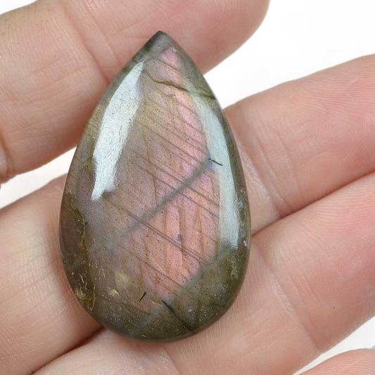 OOAK Stone Cabochon -  Drop - Labradorite