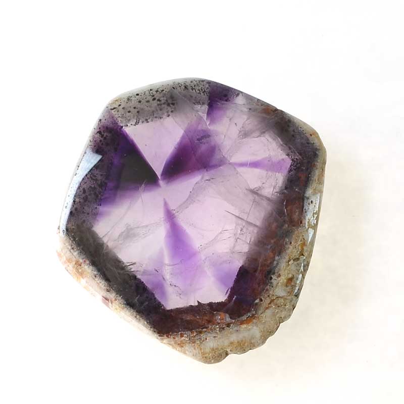 OOAK Stone -  Freeform Slice - Amethyst