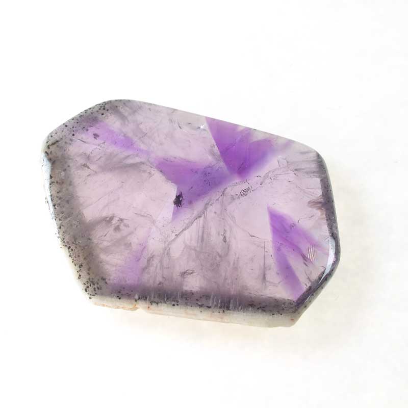 OOAK Stone -  Freeform Slice - Amethyst