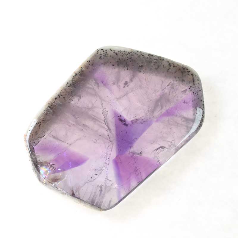 OOAK Stone -  Freeform Slice - Amethyst