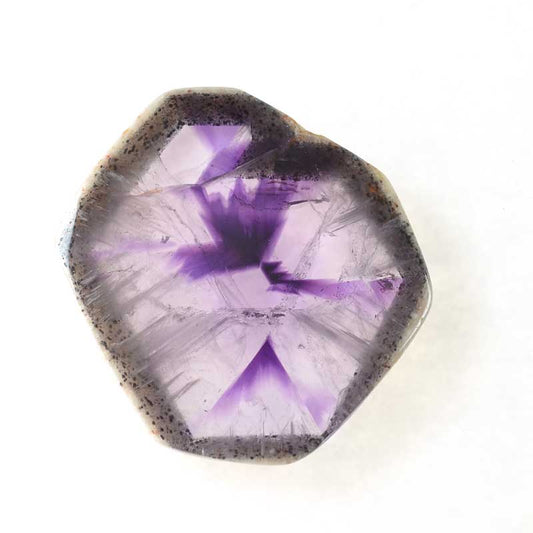 OOAK Stone -  Freeform Slice - Amethyst