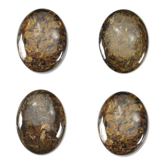 Stone Cabochon - 30x40mm Oval - Bronzite