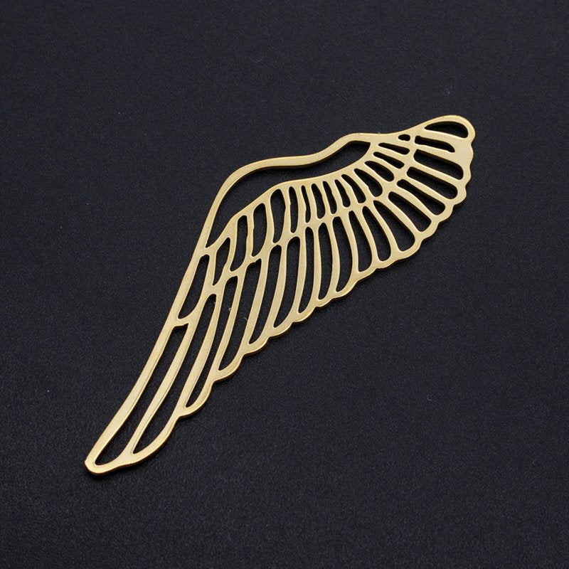 Open Wing Pendant   GoldPl Stl Each