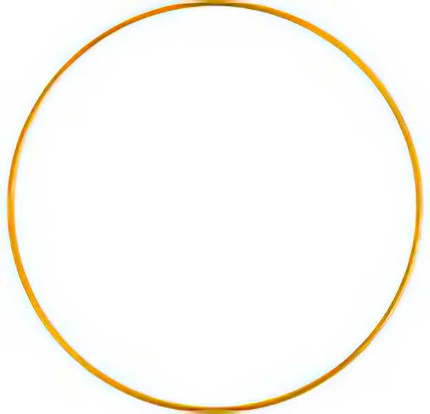 Ring - 2.5in Round - Brass