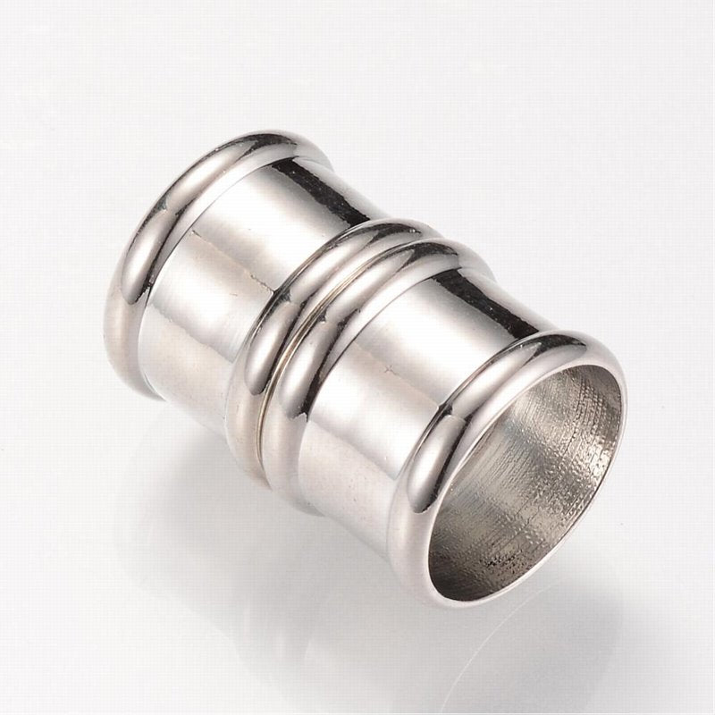 Magnetic Clasp - ID 12mm Barrel - Nickel Coloured