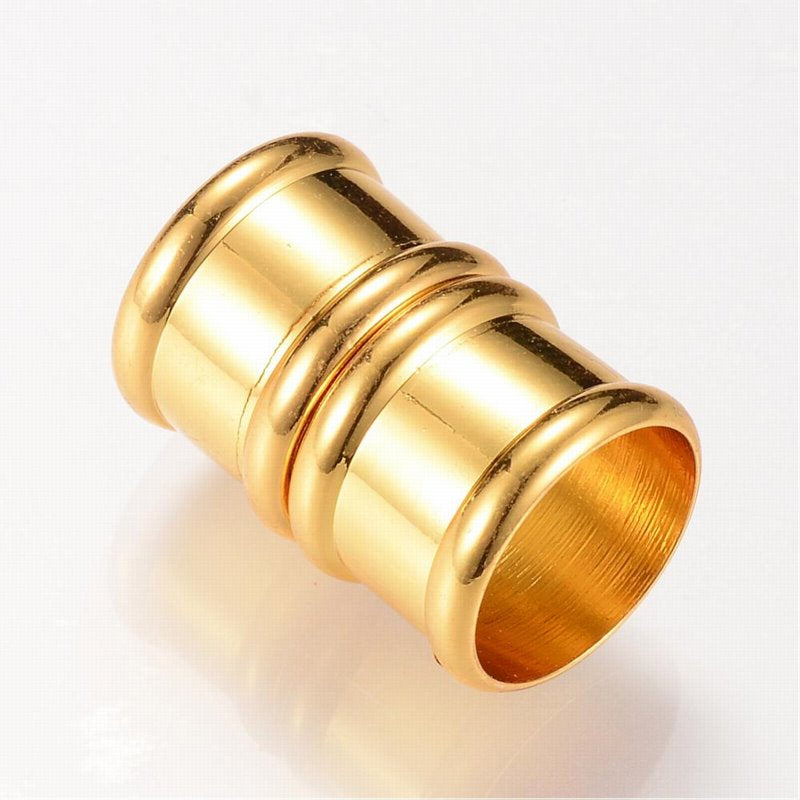 Magnetic Clasp - ID 12mm Barrel - Bright Brass
