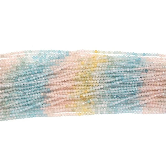 Morganite   3mm Fac Round 15.5in