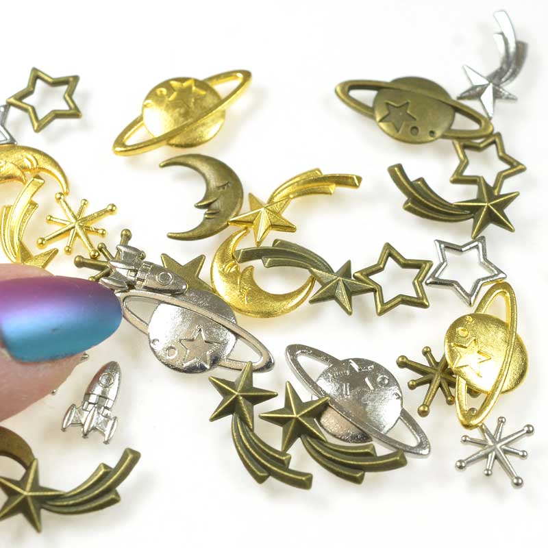 Resin Inclusions -  Cosmos - Assorted Colors (Pack)