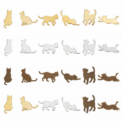 Resin Inclusions -  Cats - Assorted Colors (Pack 10)