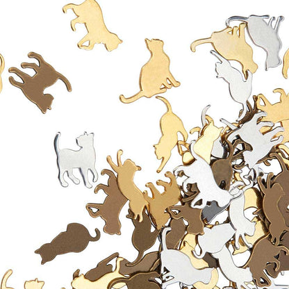 Resin Inclusions -  Cats - Assorted Colors (Pack 10)