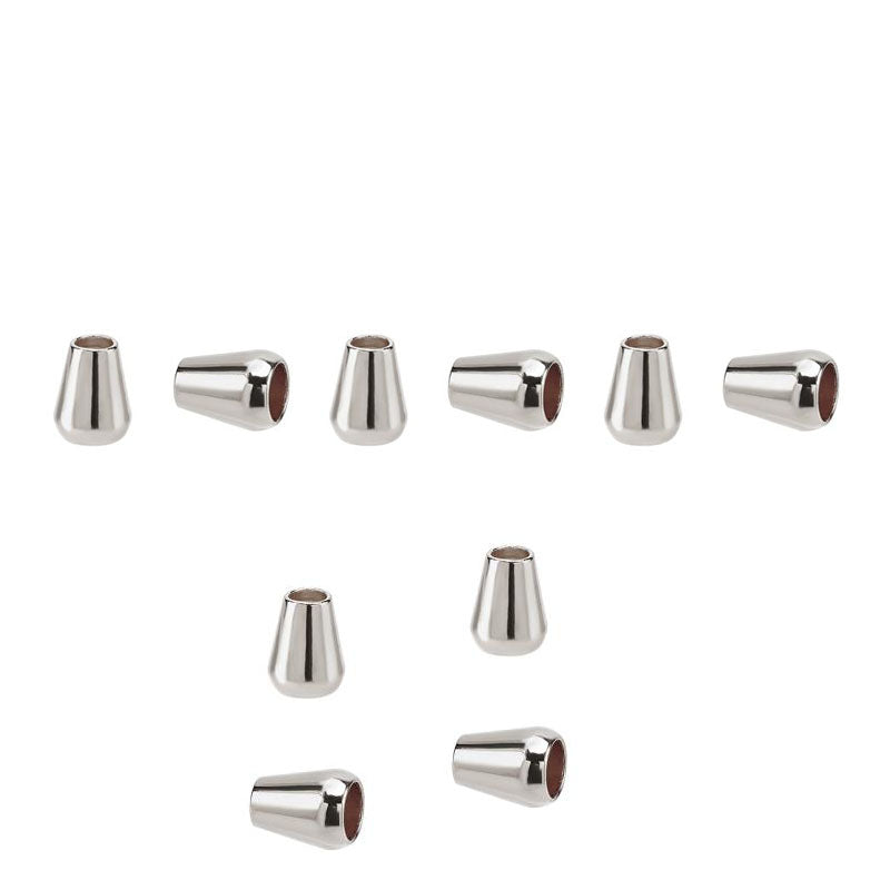 Cone Cord End - Nickel Colour (2)