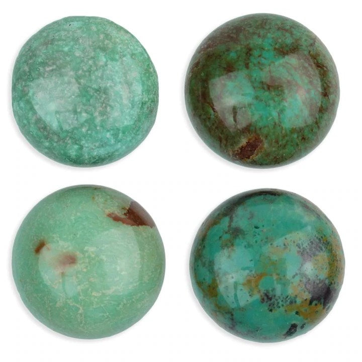 Stone - 16mm Round Cabochon - Turquoise - Chinese