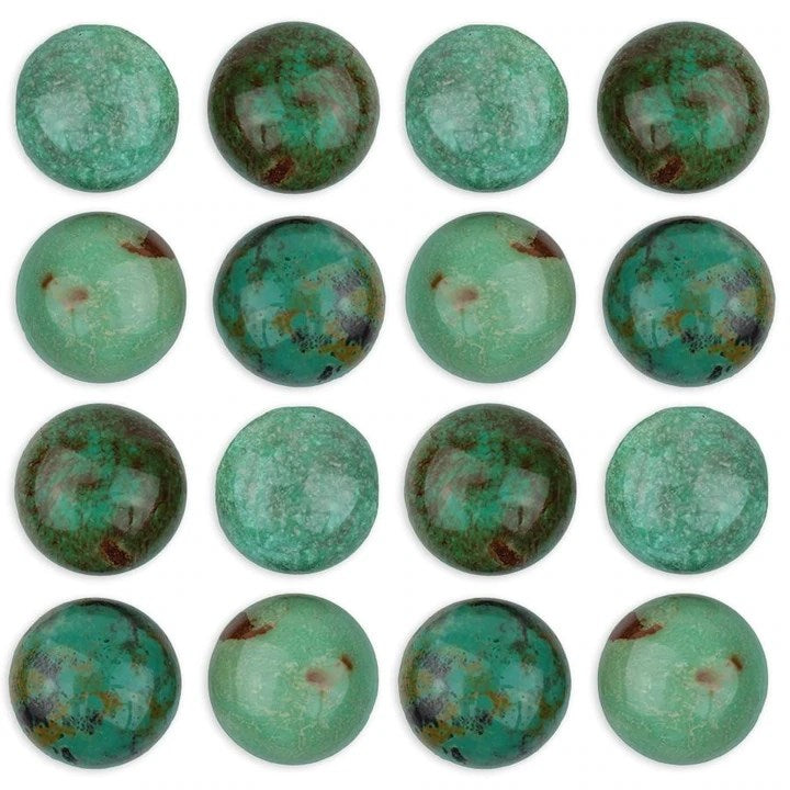 Stone - 16mm Round Cabochon - Turquoise - Chinese