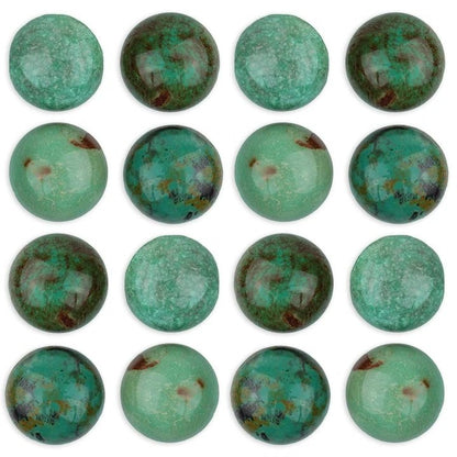 Stone - 16mm Round Cabochon - Turquoise - Chinese