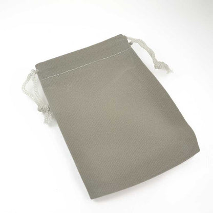 Packaging - 3in Velvet Gift Bag - Dove Grey (10)