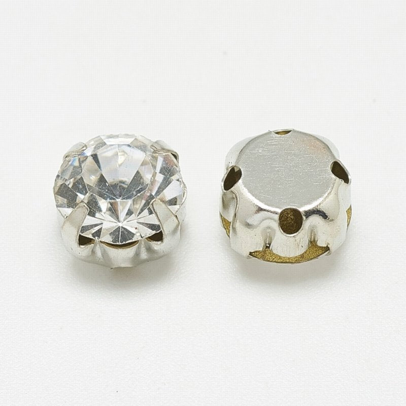 Sew-on Rhinestones - 3mm Chaton Montees Round - Crystal (1440)