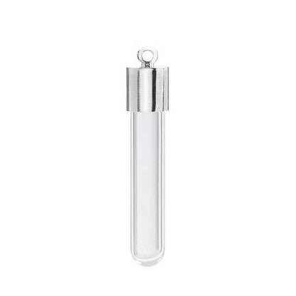Hanging Bottle Tube  Clear/PlatinumPl Each