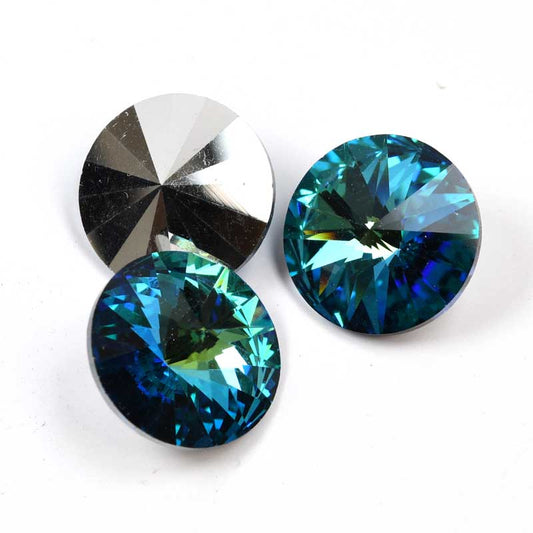 Preciosa - 14mm Rivoli - Crystal Bermuda Blue (2)