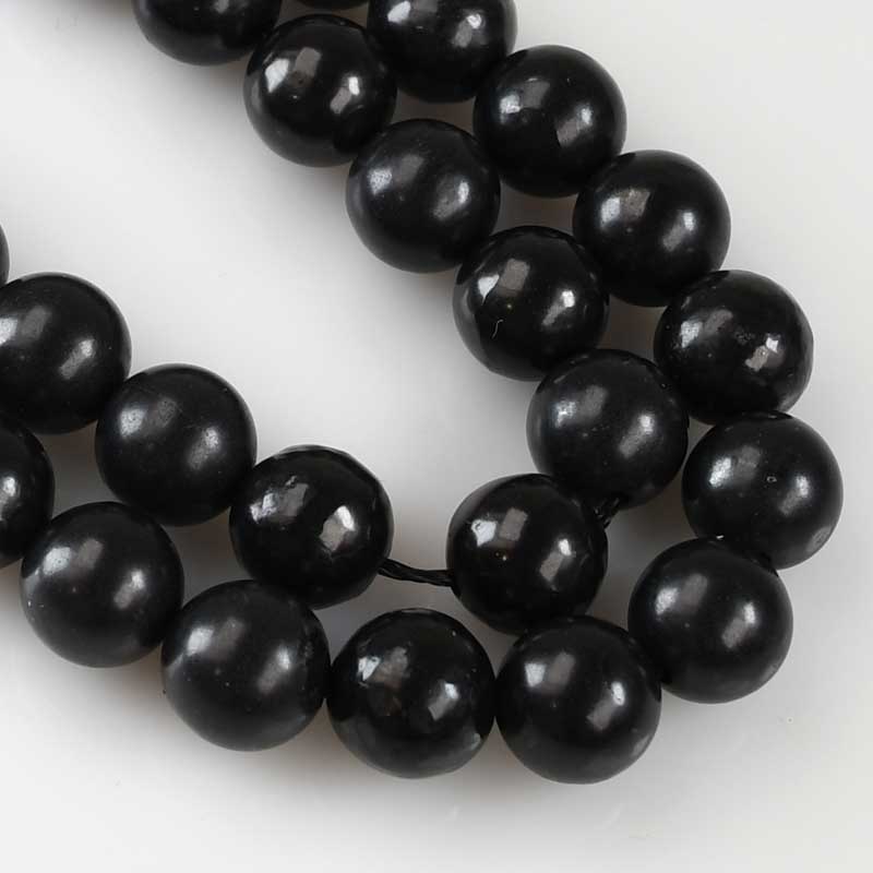 Shungite   8mm Round 16in