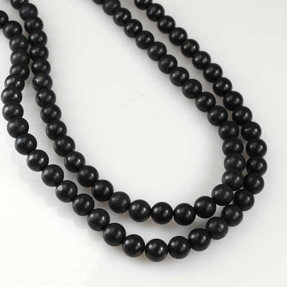 Shungite   6mm Round 16in