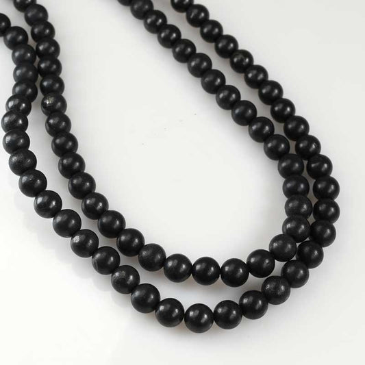 Shungite   6mm Round 16in