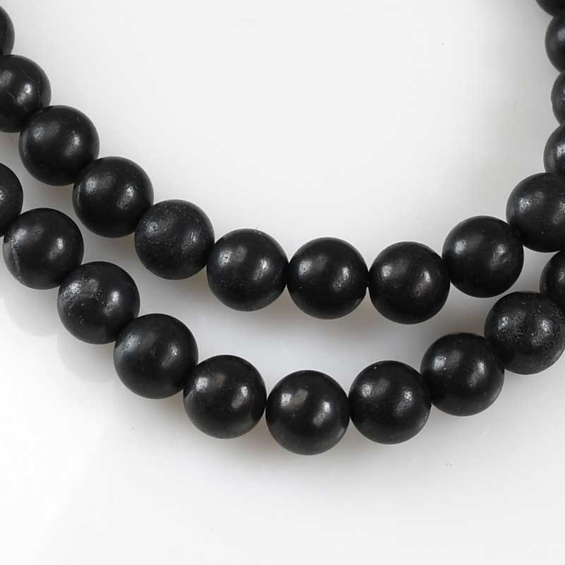 Shungite   6mm Round 16in